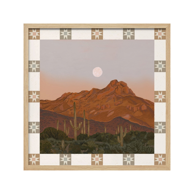 Cuadro "Southwest Desert Moon"