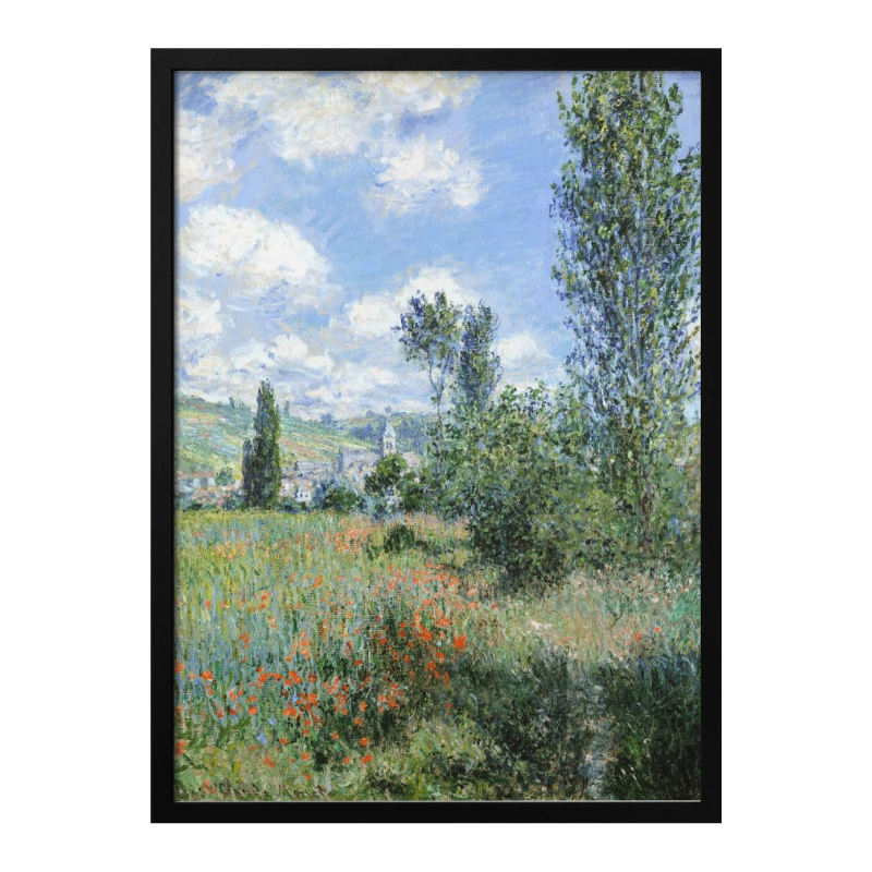 Cuadro "View of VActheuil (1880)"