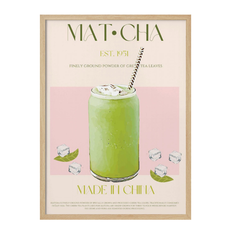 Cuadro "Chilled Matcha Drink"