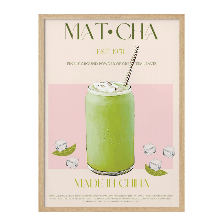 Cuadro "Chilled Matcha Drink"