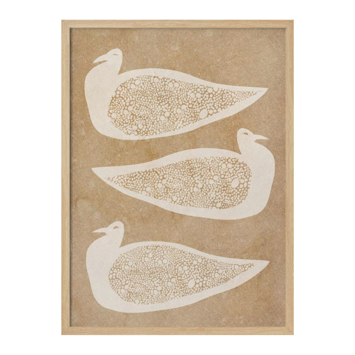 Cuadro "Earthy Patterned Birds"