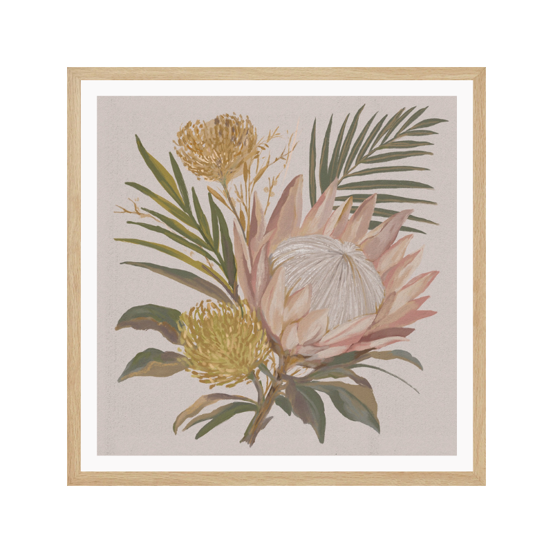 Cuadro "Blush Protea Bouquet"