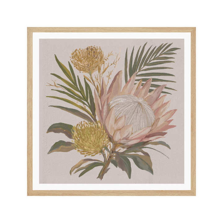 Cuadro "Blush Protea Bouquet"