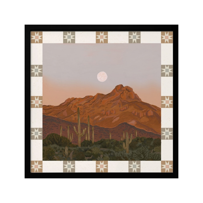 Cuadro "Southwest Desert Moon"