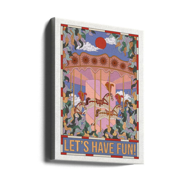 Cuadro "Carousel Whimsy"