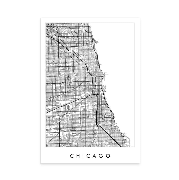 Chicago Illinois City Watercolor Art Print