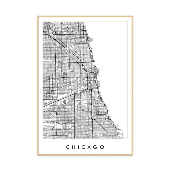 Chicago Illinois City Watercolor Art Print