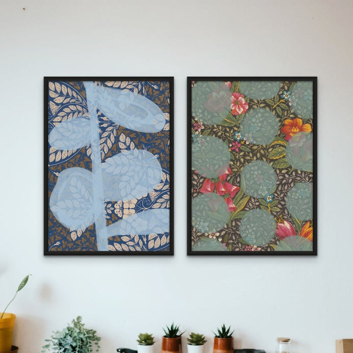 Set "Layered Botanicals"  Art Prints