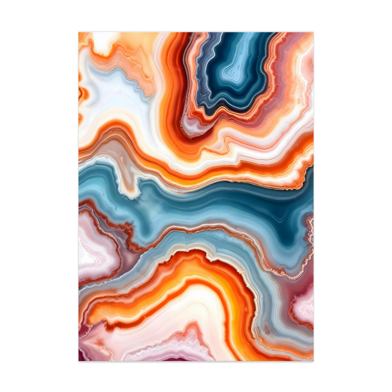 Serenity Agate Art Print