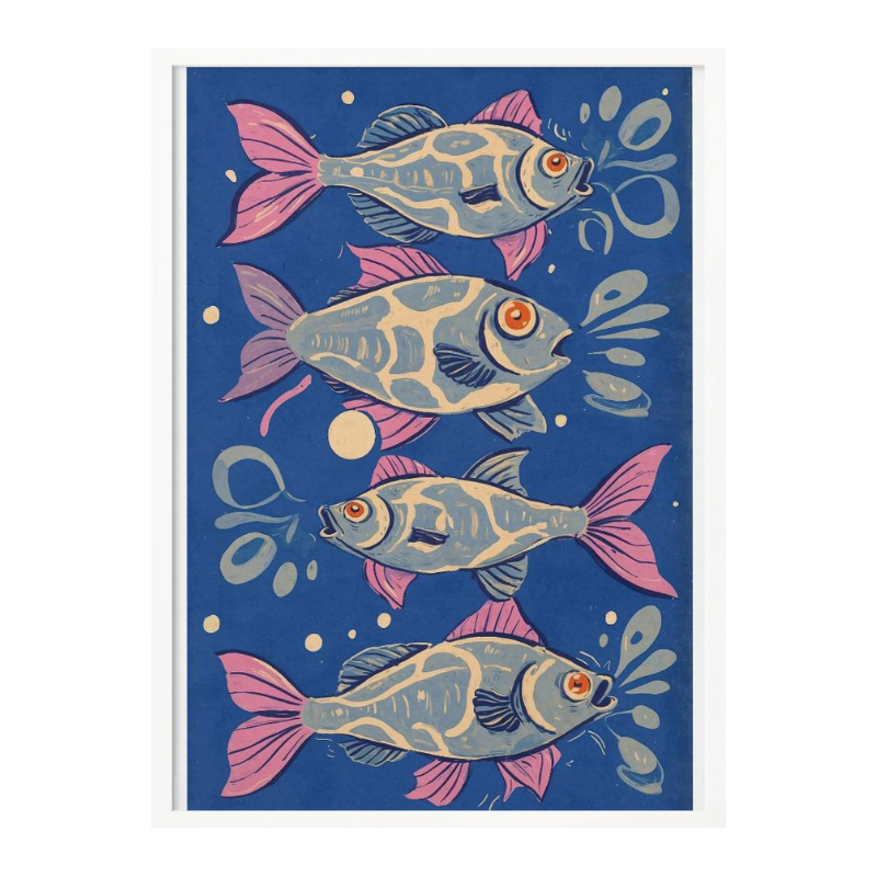 Oceanic Life - Fishes Art Print