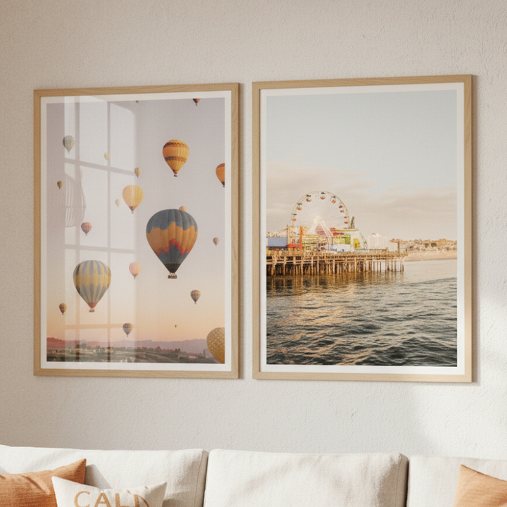 Set de cuadros "Golden Hour Dreams"