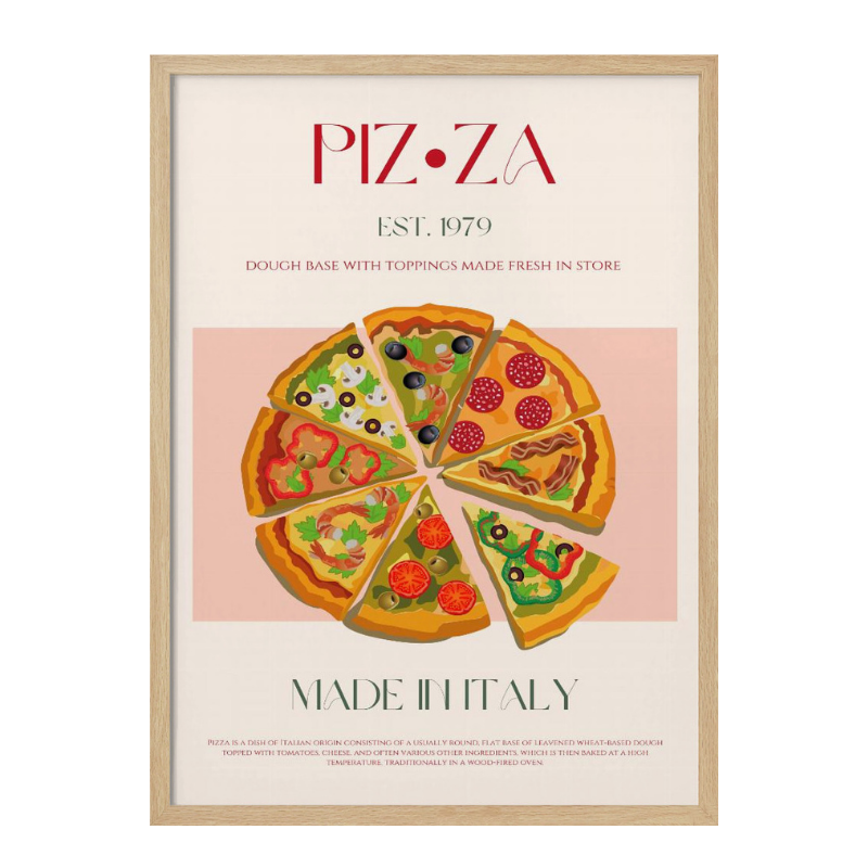 Cuadro "Slices of Italy"