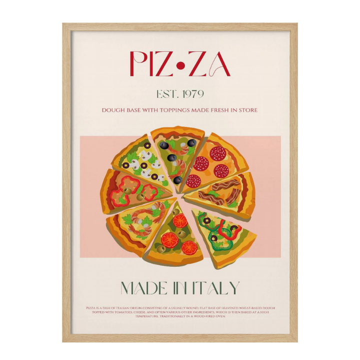 Cuadro "Slices of Italy"