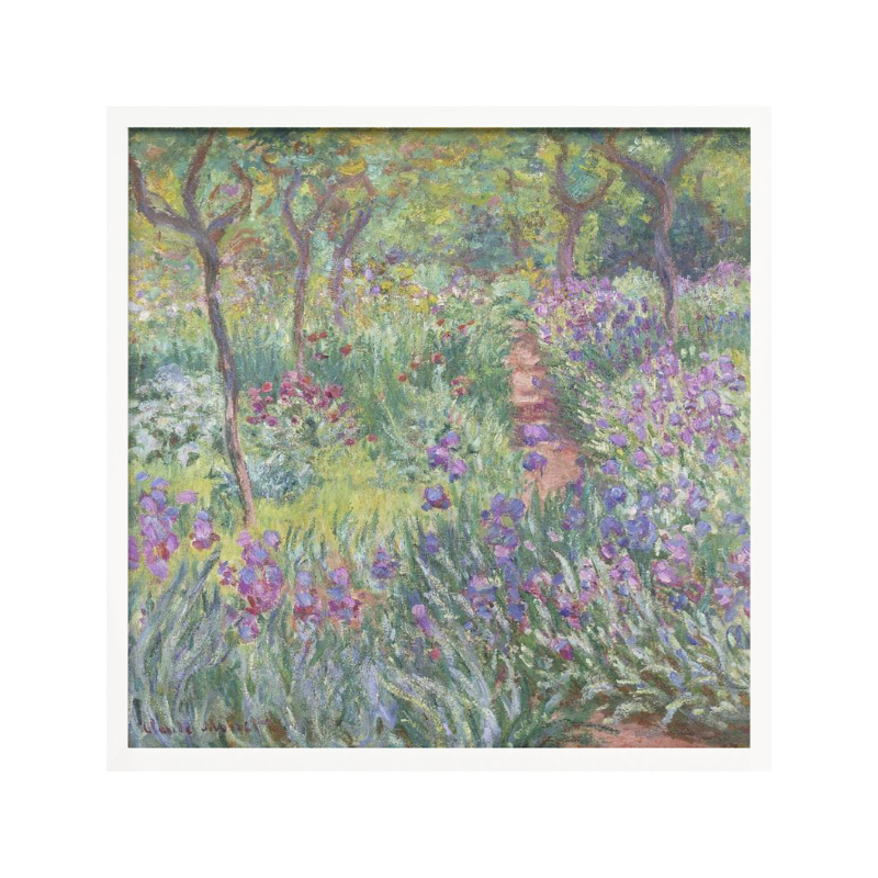 Cuadro “The Iris Garden at Giverny (1900)”