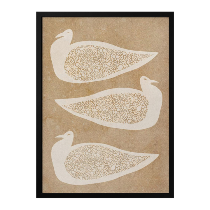 Cuadro "Earthy Patterned Birds"