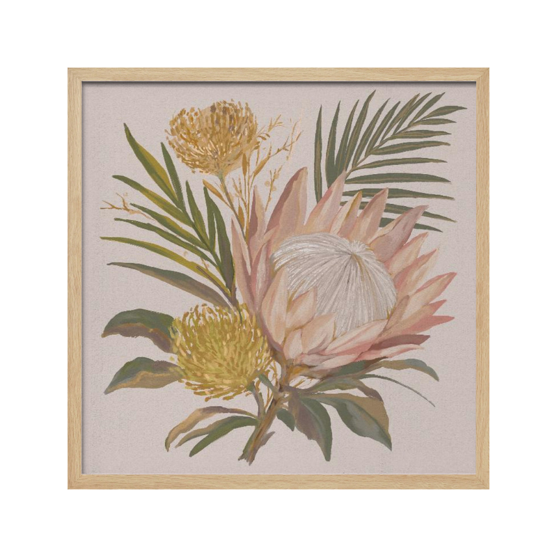 Cuadro "Blush Protea Bouquet"