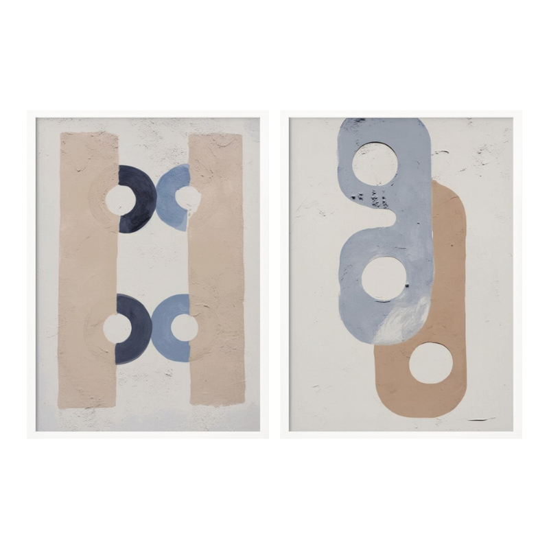 Set de cuadros "Geometric Harmony"