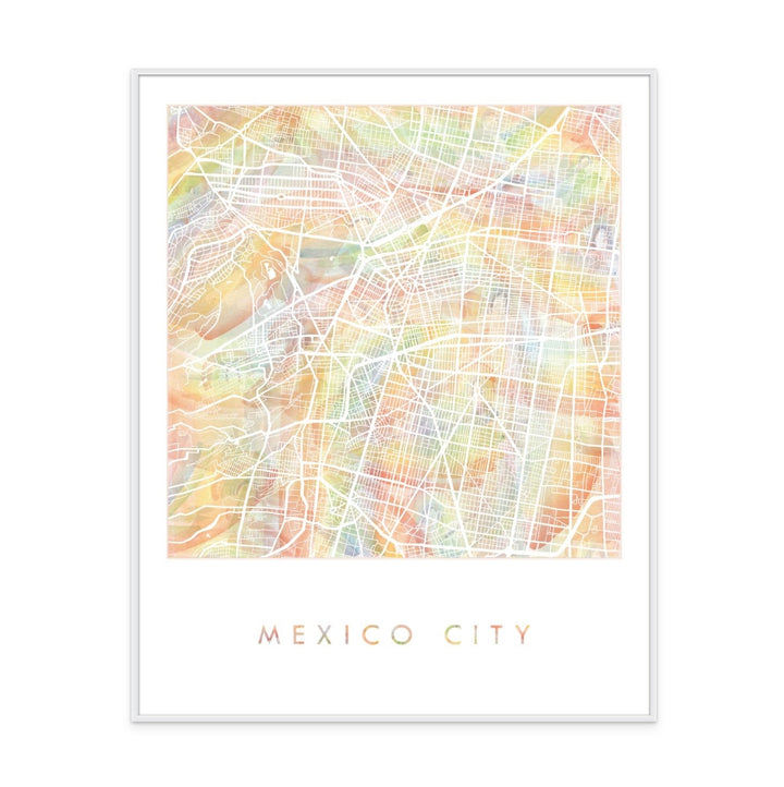 Mexico Watercolor Art Print