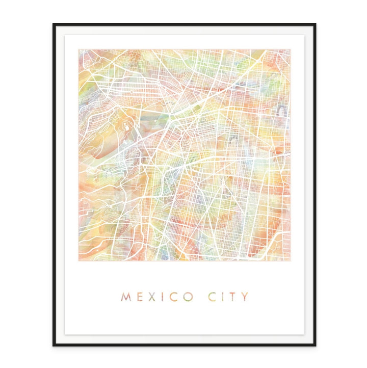 Mexico Watercolor Art Print