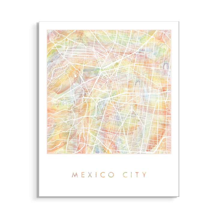 Mexico Watercolor Art Print