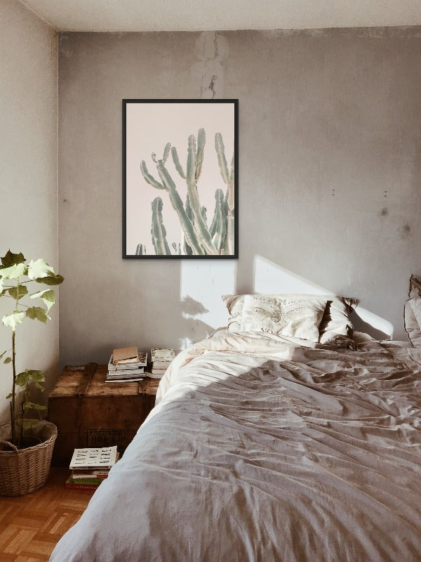 Sunrise Cactus Art Print