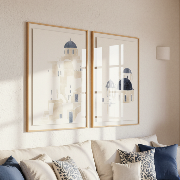 Cuadro "Santorini I"