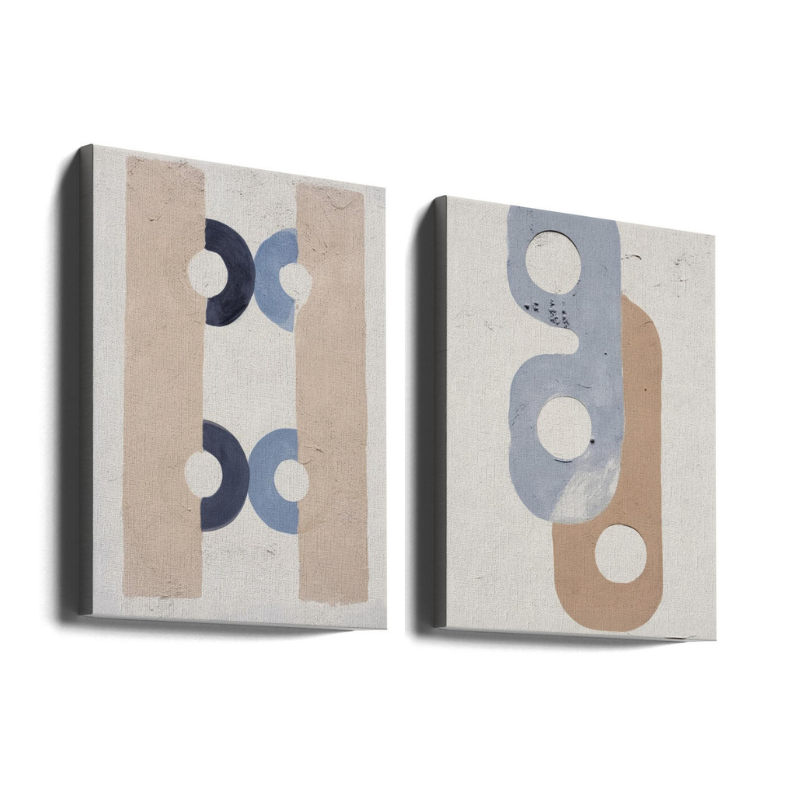 Set de cuadros "Geometric Harmony"