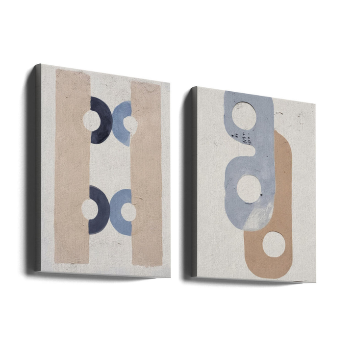 Set de cuadros "Geometric Harmony"