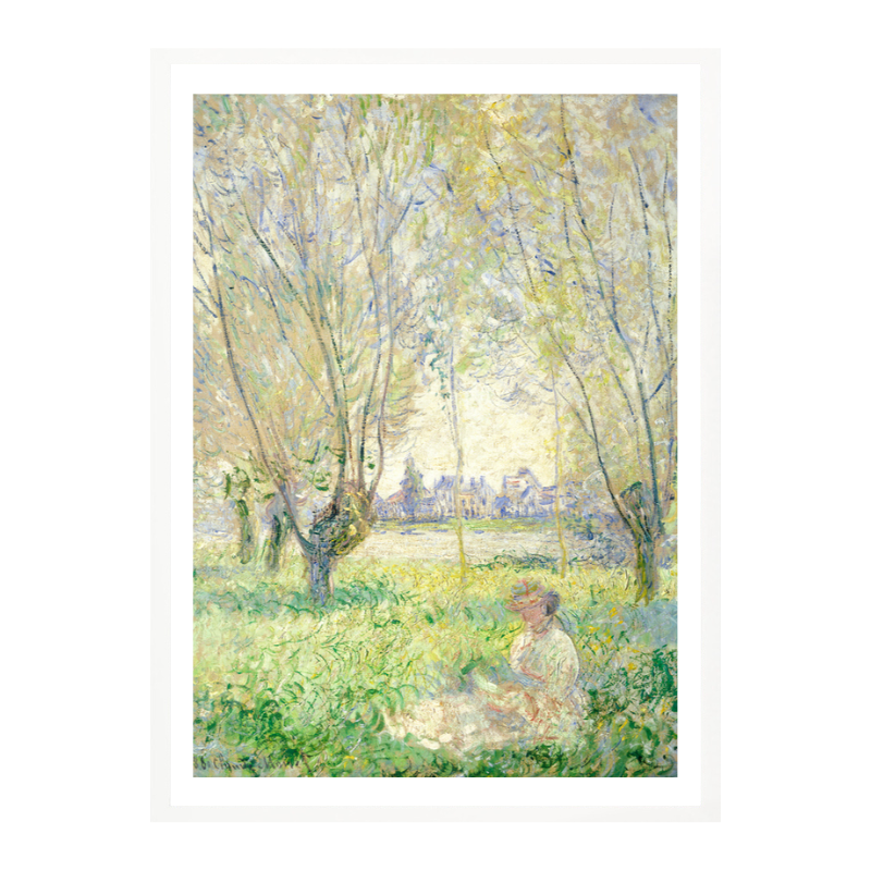 Cuadro "Woman Seated Under the Willows (1880)"