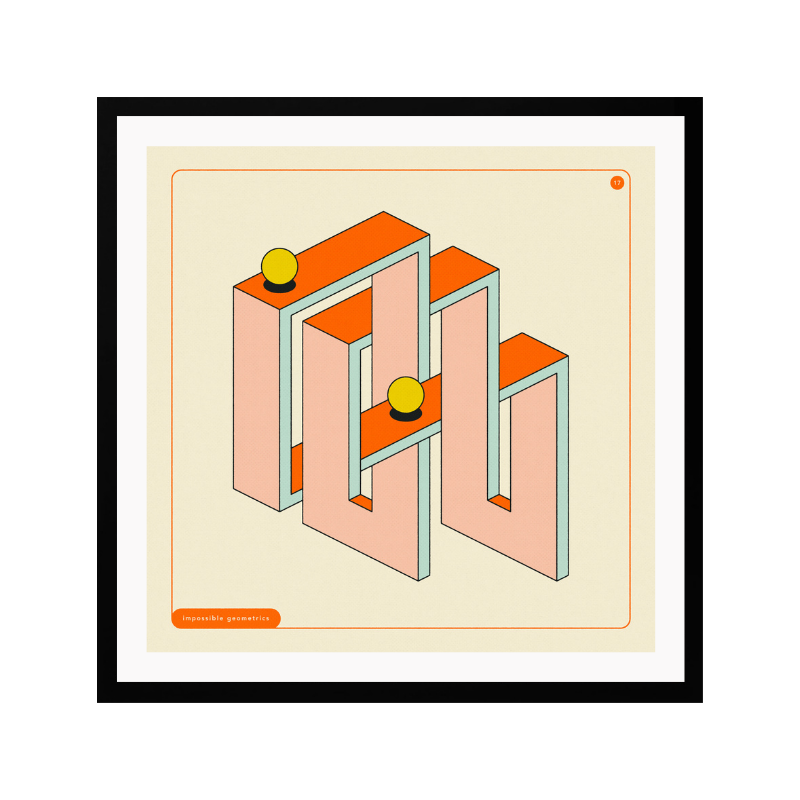 Cuadro "Impossible Geometrics 1"