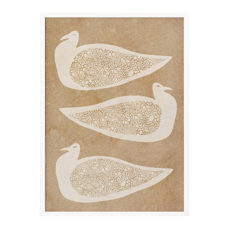 Cuadro "Earthy Patterned Birds"