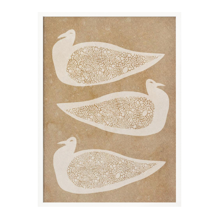Cuadro "Earthy Patterned Birds"