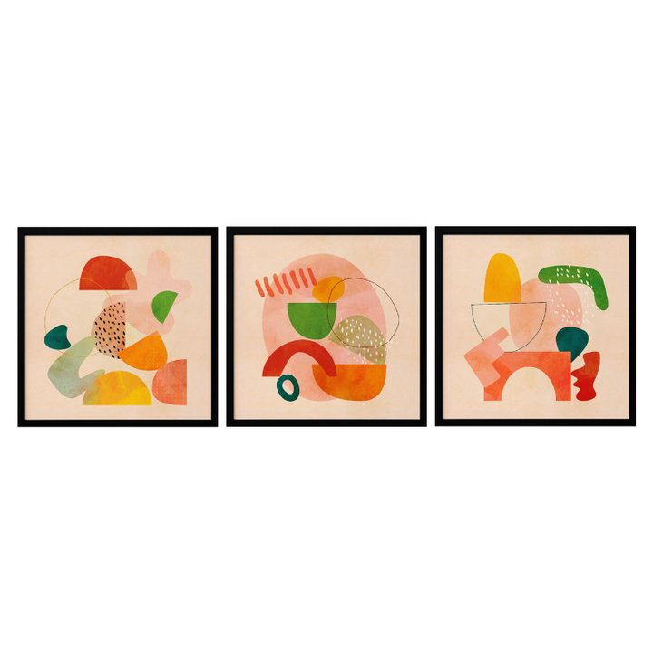 Set de cuadros "Shapes Play"