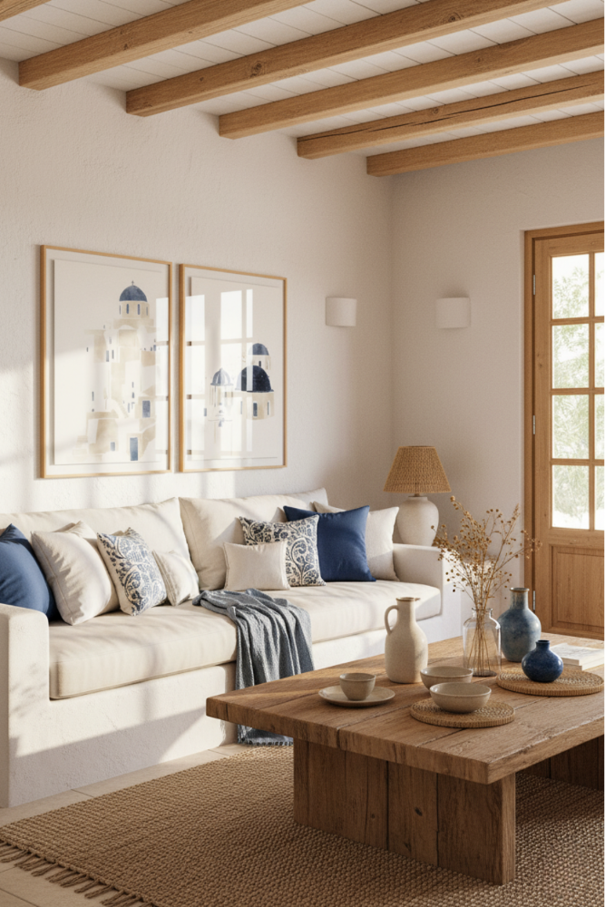 Cuadro "Santorini I"