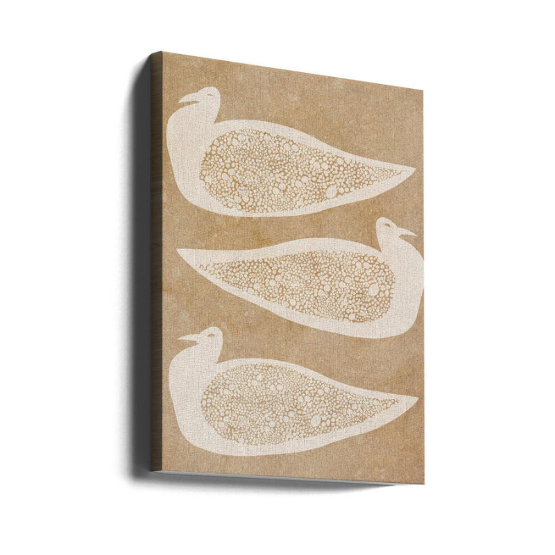 Cuadro "Earthy Patterned Birds"