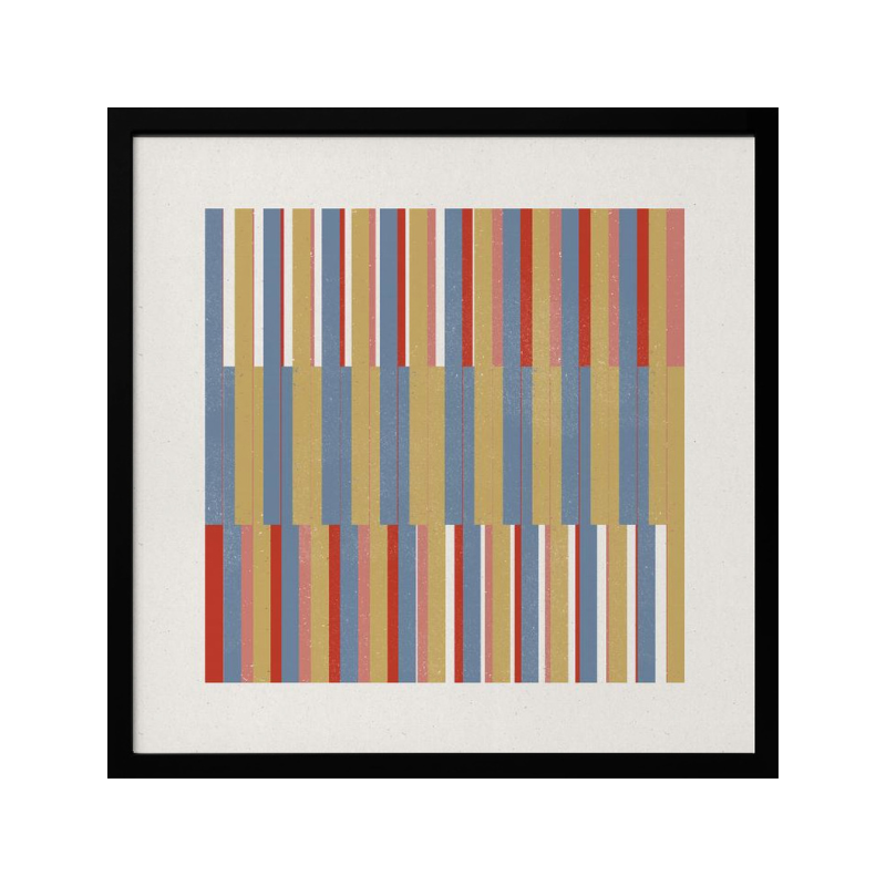 Cuadro "Geometric Color Blocks"