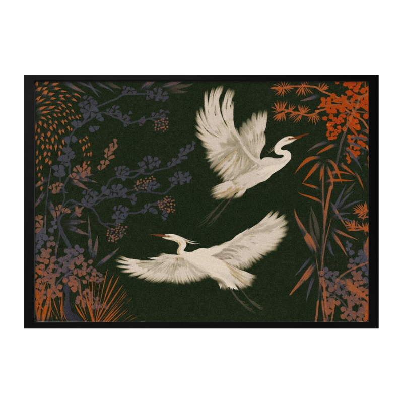 Cuadro "Elegant Egrets Flight"