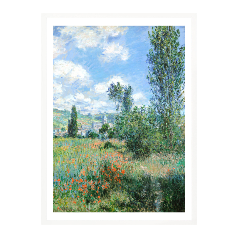 Cuadro "View of VActheuil (1880)"