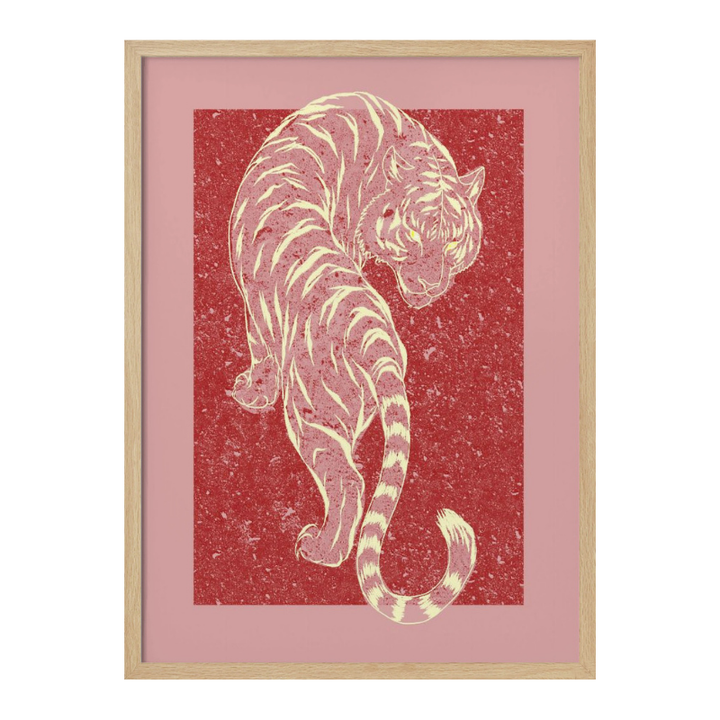 Cuadro "Mystic Red Tiger"