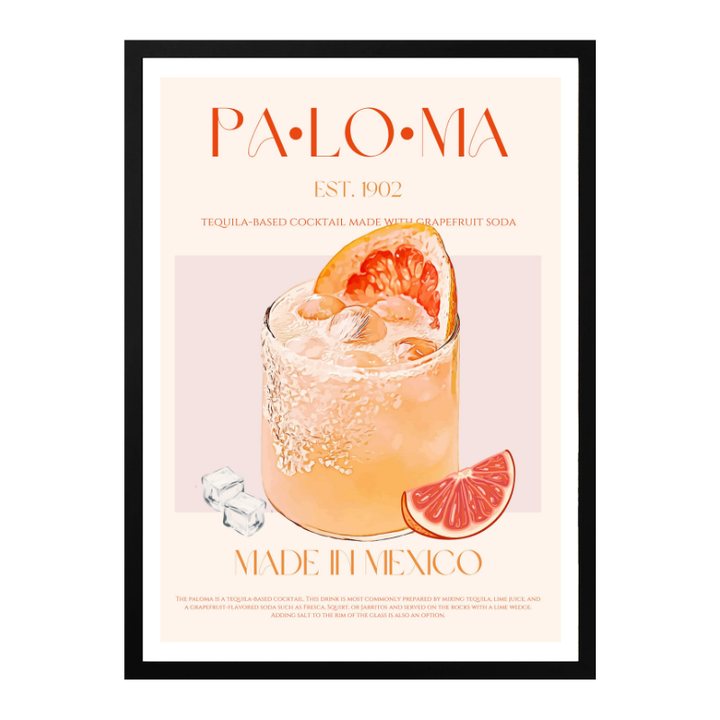 Cuadro "Tequila Sunrise Sip"