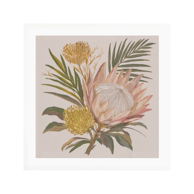 Cuadro "Blush Protea Bouquet"