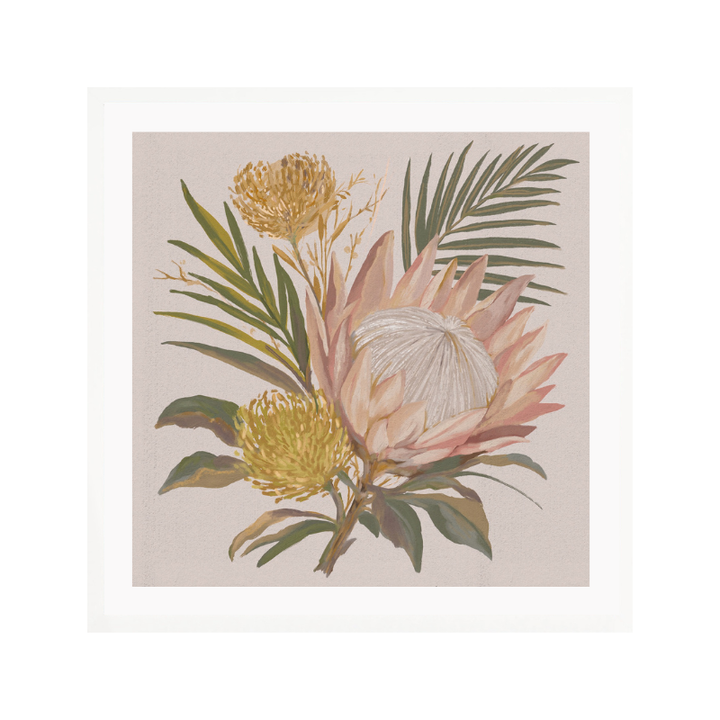 Cuadro "Blush Protea Bouquet"