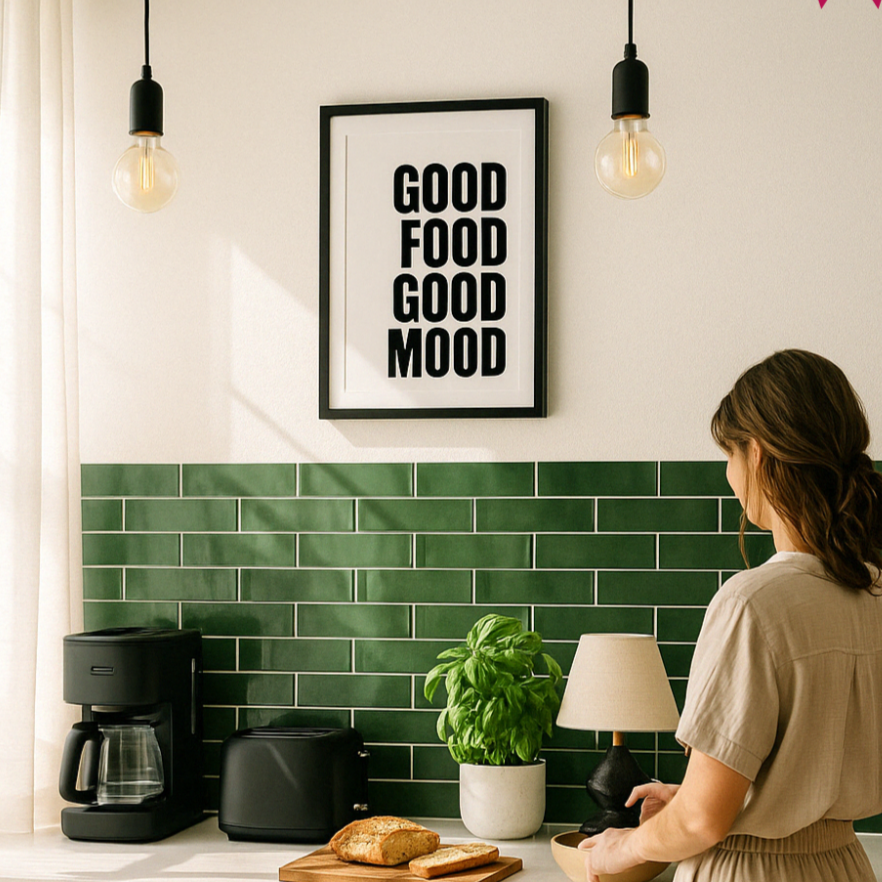Cuadro "Good Food, Good Mood"