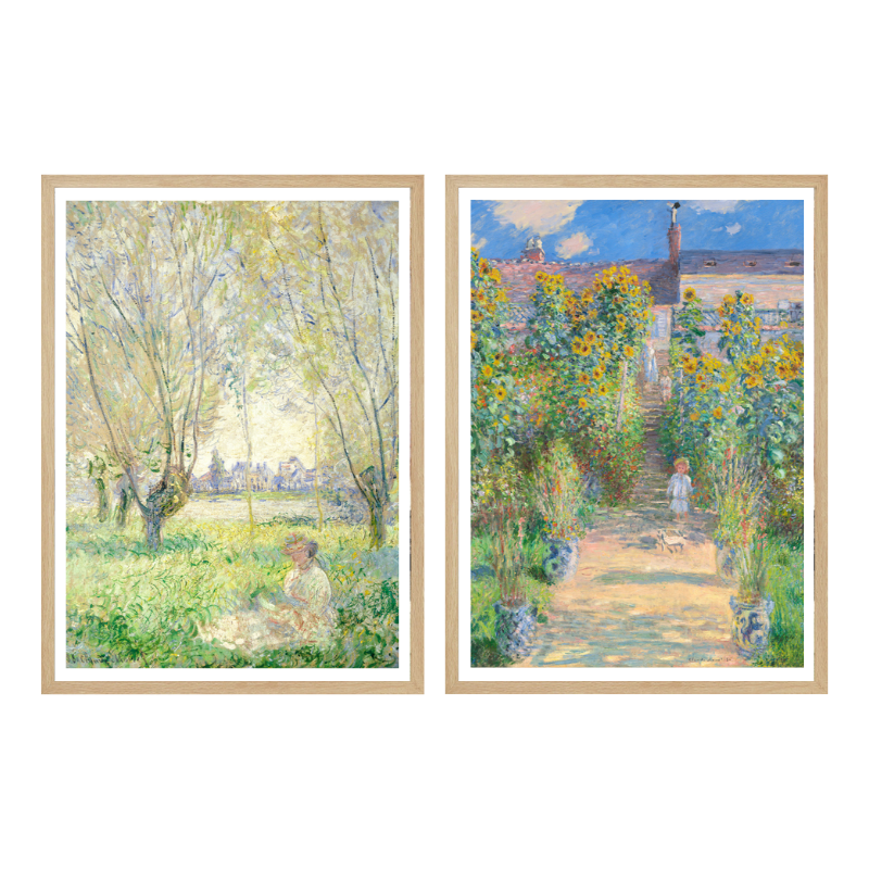 Set de cuadros "Impressionist Gardens"