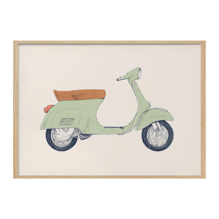 Vespa Print Art Print