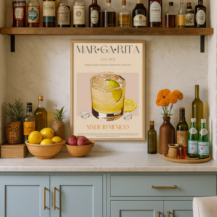 Cuadro "Margarita Print Cocktail"
