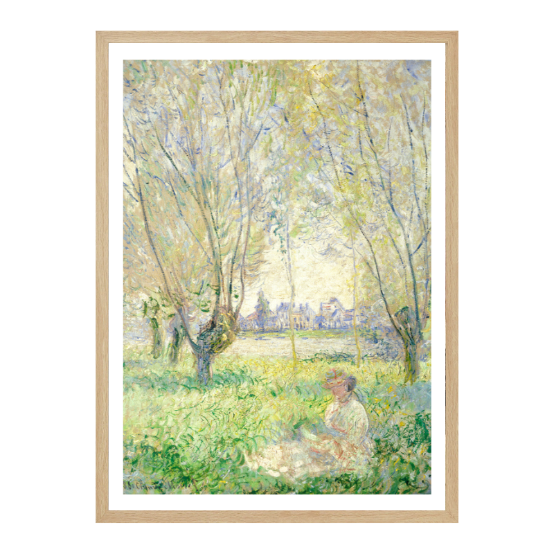 Cuadro "Woman Seated Under the Willows (1880)"