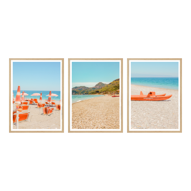 Set de cuadros "Letojanni"