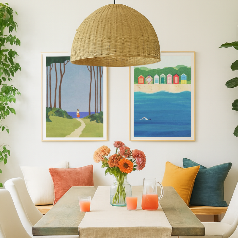 Cuadro "Beach Huts"
