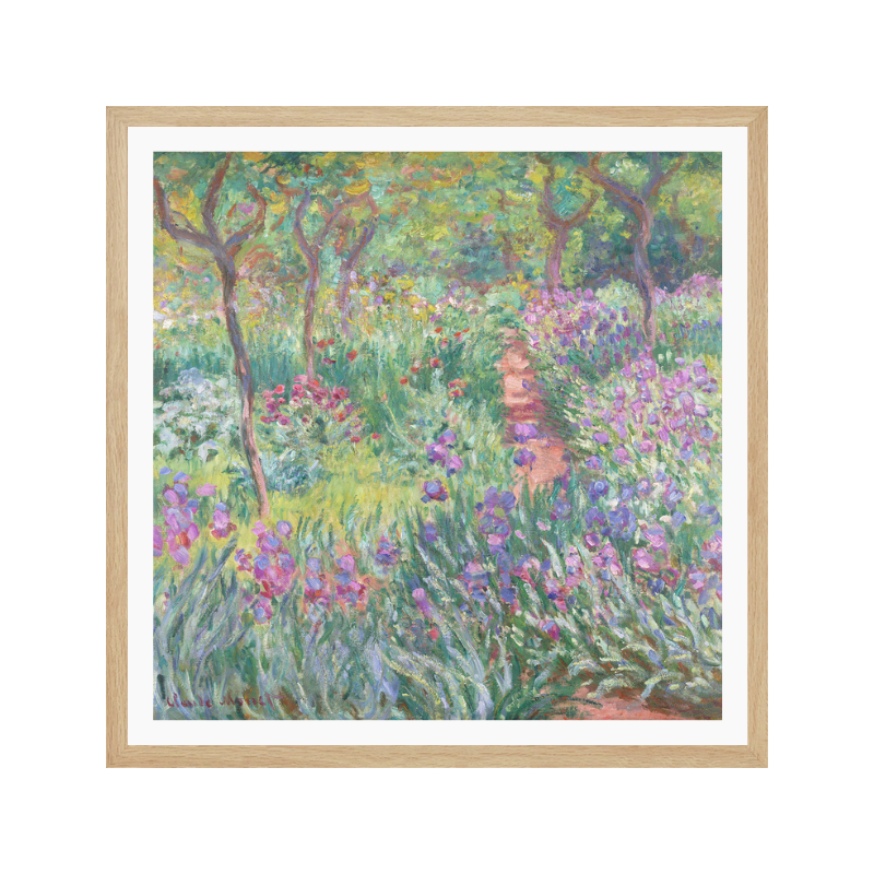 Cuadro “The Iris Garden at Giverny (1900)”